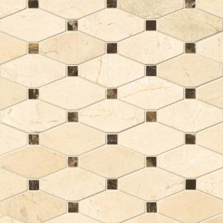 Picture of MSI - Marble Mosaics Other Polished Valencia Blend Elongated Octagon