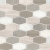 Picture of MSI - Marble Mosaics Other Honed Bellagio Blend Elongated Hexagon