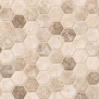 Picture of MSI - Glass Mosaic Hexagon Sandhills