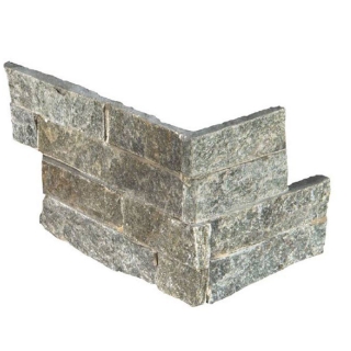 Picture of MSI - RockMount Stacked Stone L Corner 6 X 12 x 6 Sage Green