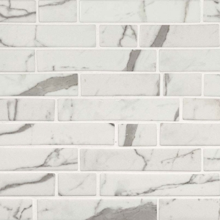 Picture of MSI - Glass Mosaic Interlocking 12 x 12 Statuario Celano