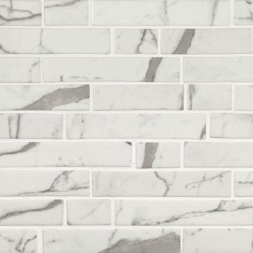 Picture of MSI - Glass Mosaic Interlocking 12 x 12 Statuario Celano