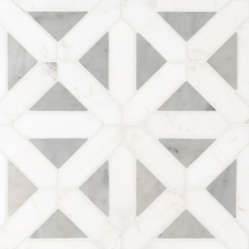 Picture of MSI - Marble Mosaics Geometrica Bianco Dolomite Geometrica