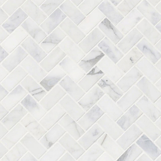 Picture of MSI - Marble Mosaics Herringbone Honed Calacatta Cressa