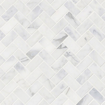 Picture of MSI - Marble Mosaics Herringbone Honed Calacatta Cressa
