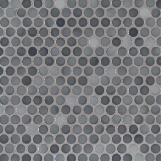 Picture of MSI - Penny Round Mosaic Grigio Mix