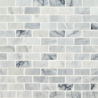 Picture of MSI - Marble Mosaics Brick 1 x 2 Carrara Classique Brick