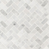 Picture of MSI - Marble Mosaics Herringbone Honed Carrara White