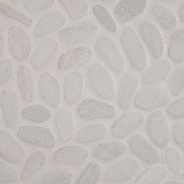 Picture of MSI - Rio Lago Pebble Mosaics 12 X 12 Tumbled White