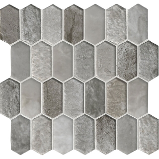 Picture of MSI - Glass Mosaic Picket Pattern Savoy