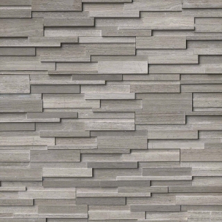Picture of MSI - RockMount Stacked Stone Panels 3D 6 X 24 Gray Oak