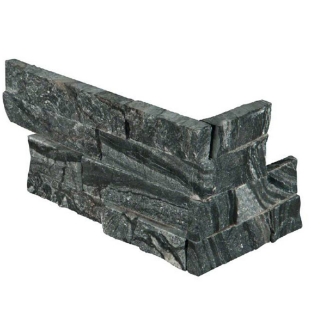 Picture of MSI - RockMount Stacked Stone L Corner 6 X 12 x 6 Glacial Black