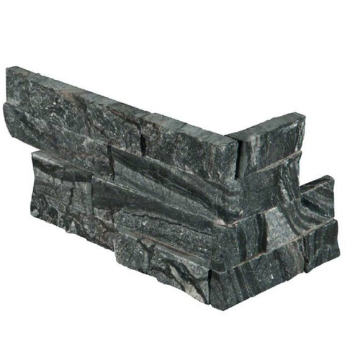 Picture of MSI - RockMount Stacked Stone L Corner 6 X 12 x 6 Glacial Black