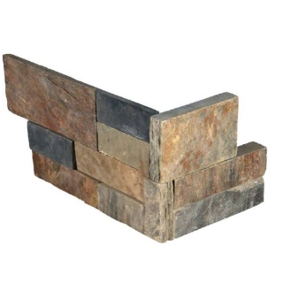Picture of MSI - RockMount Stacked Stone L Corner 6 X 12 x 6 Gold Rush