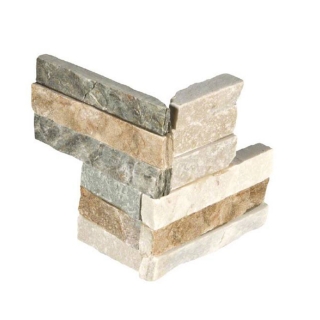 Picture of MSI - RockMount Stacked Stone L Corner 6 X 12 x 6 Golden Honey