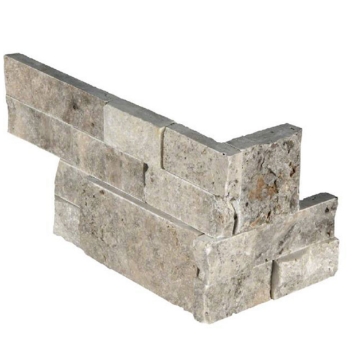 Picture of MSI - RockMount Stacked Stone L Corner 6 X 12 x 6 Silver Travertine