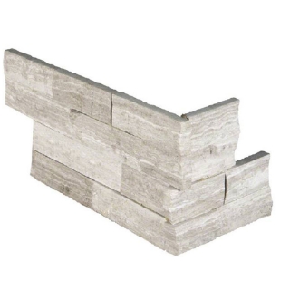 Picture of MSI - RockMount Stacked Stone L Corner 6 X 12 x 6 White Oak