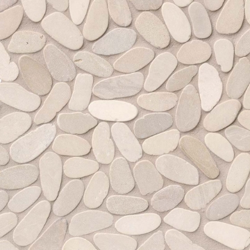 Picture of MSI - Rio Lago Pebble Mosaics 12 X 12 Tumbled Sliced Pebble Earth
