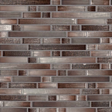 Picture of MSI - Glass Mosaic Interlocking 12 x 12 Akaya Copper