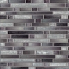 Picture of MSI - Glass Mosaic Interlocking 12 x 12 Akaya Nero