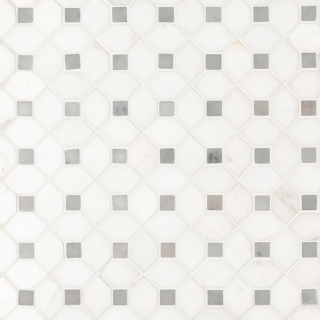 Picture of MSI - Marble Mosaics Dotty Bianco Dolomite
