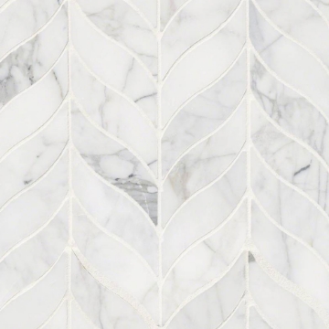 Picture of MSI - Marble Mosaics Other Honed Calacatta Cressa Leaf Pattern