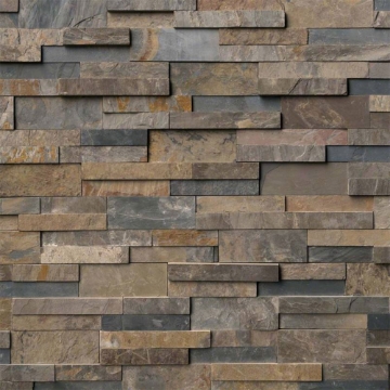 Picture of MSI - RockMount Stacked Stone Panels 6 X 24 Rustic Gold