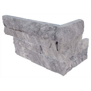 Picture of MSI - RockMount Stacked Stone L Corner 6 X 12 x 6 Glacial Grey