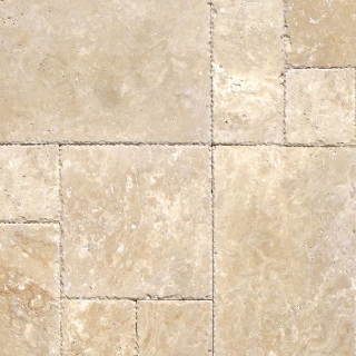 Picture of MSI - Travertine Versailles Honed Unfilled Chiseled Tuscany Beige Chiseled