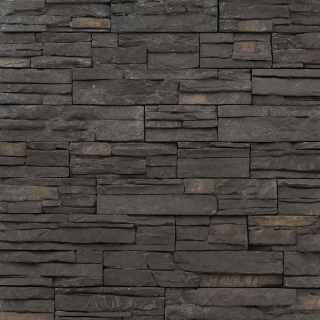 Picture of MSI - Terrado Manufactured Stacked Stone Panels Denali Anthracite