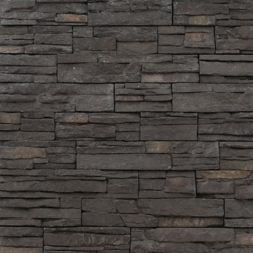 Picture of MSI - Terrado Manufactured Stacked Stone Panels Denali Anthracite