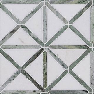 Picture of MSI - Marble Mosaics Geometrica Verdant Green