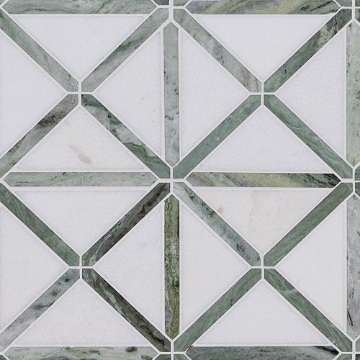 Picture of MSI - Marble Mosaics Geometrica Verdant Green
