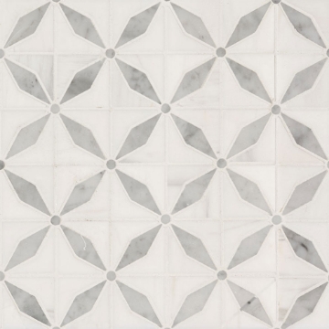 Picture of MSI - Marble Mosaics Geometrica Bianco Starlite