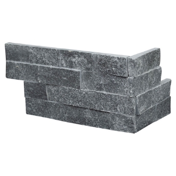 Picture of MSI - RockMount Stacked Stone L Corner 6 X 12 x 6 Cosmic Black