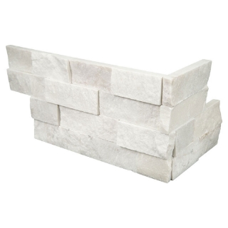 Picture of MSI - RockMount Stacked Stone L Corner 6 X 12 x 6 Cosmic White