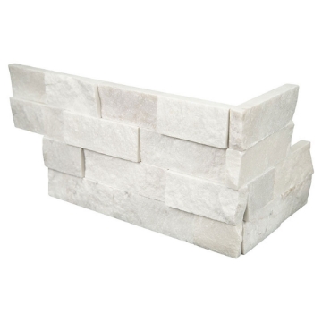 Picture of MSI - RockMount Stacked Stone L Corner 6 X 12 x 6 Cosmic White