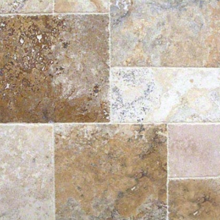 Picture of MSI - Travertine Versailles Honed Unfilled Chiseled Porcini Chiseled