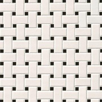 Picture of MSI - Retro Mosaic Matte Black White Basket Weave