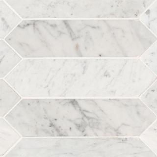 Picture of MSI - Marble Mosaics Other Honed Carrara White Picket