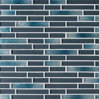 Picture of MSI - Glass Mosaic Interlocking 12 x 12 Harbor Celeste