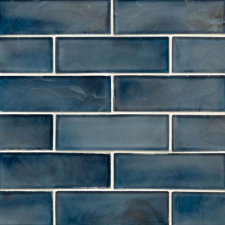 Picture of MSI - Glass Mosaic 2 x 6 Blue Shimmer