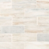 Picture of MSI - Marble Mosaics Brick 2 x 6 Honed Angora Polished