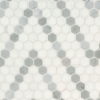 Picture of MSI - Marble Mosaics Hexagon 1 X 1 Polished Bianco Dolomite Sazi