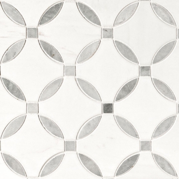 Picture of MSI - Marble Mosaics Geometrica Bianco Dolomite Lola