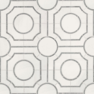 Picture of MSI - Marble Mosaics Geometrica Bianco Dolomite Regency