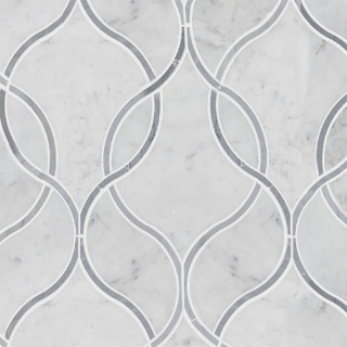Picture of MSI - Marble Mosaics Geometrica Carrara White Ellipsis