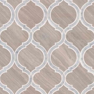 Picture of MSI - Marble Mosaics Geometrica White Quarry Savona