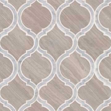 Picture of MSI - Marble Mosaics Geometrica White Quarry Savona