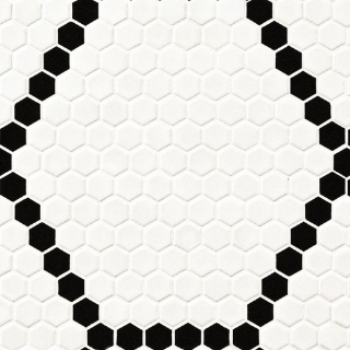 Picture of MSI - Retro Mosaic Matte White Black Hive